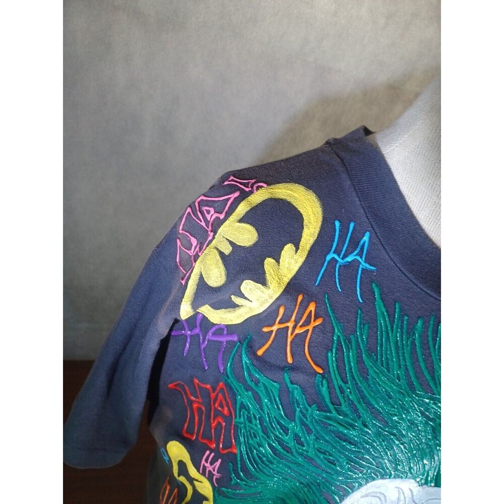 JOKER TEE SHIRT RARE VINTAGE SINGLE STICH MADE IN USA SIGNED BY ARTIST - Picture 4 of 16